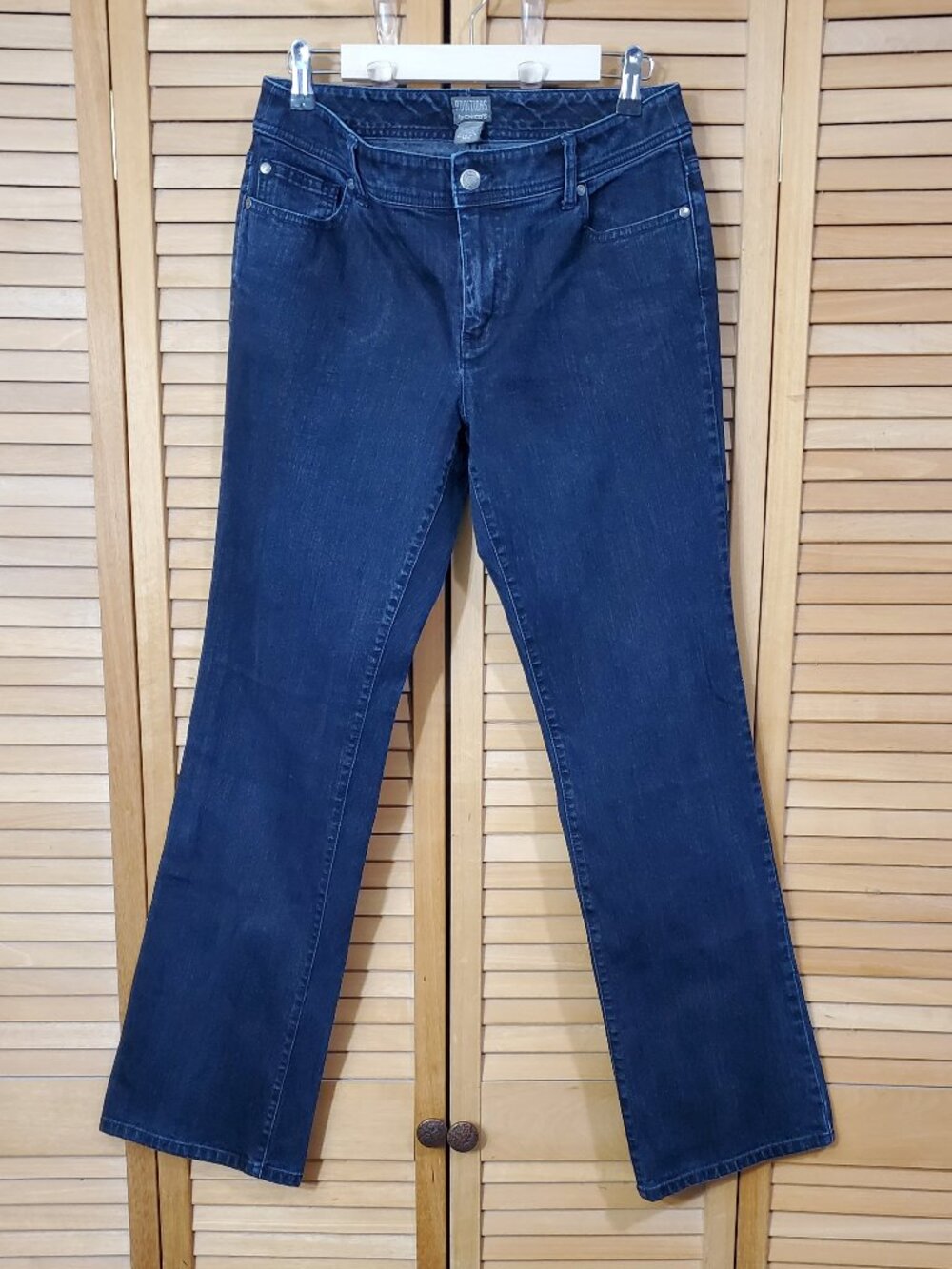 Additions By Chico's Dark Wash Straight Leg Jeans Size 0.5 (6)